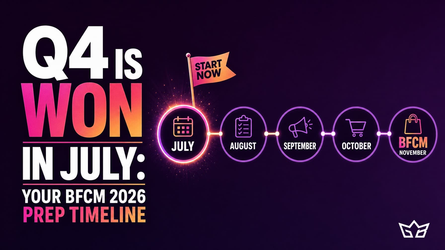 Q4 Is Won in July: Your BFCM 2026 Prep Timeline