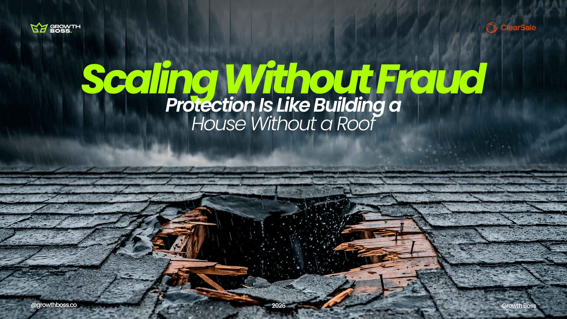 Scaling Without Fraud Protection Is Like Building a House Without a Roof